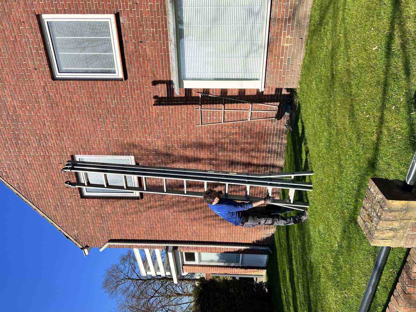 Waddinxveen schoorsteenveger huis ladder